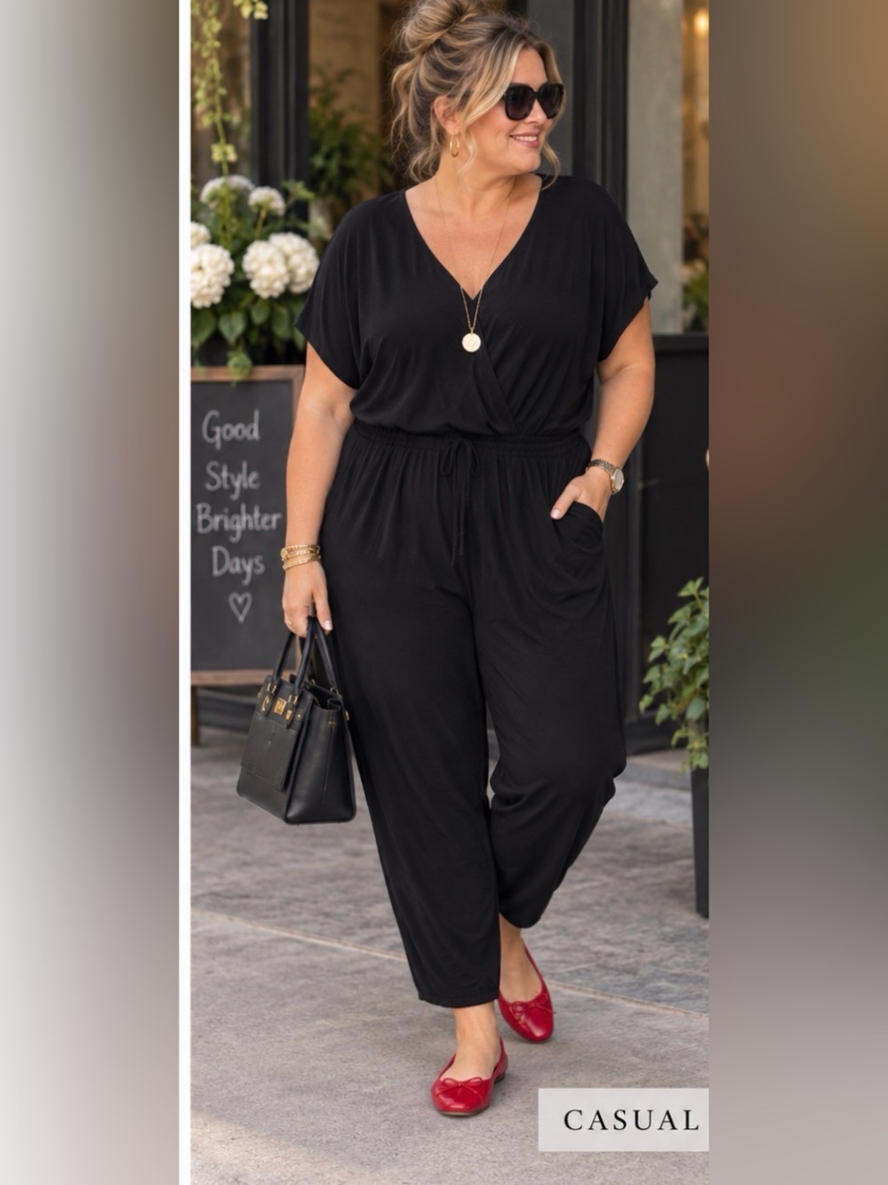 Torrid “Supersoft” Chic & Flattering Black Casual Jumpsuit